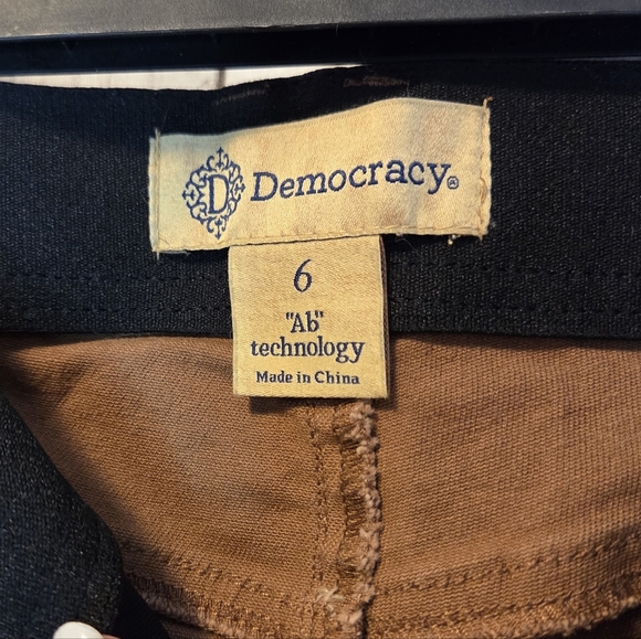 Democracy Ab Technology Brown Skinny Jeans - Picture 3 of 8